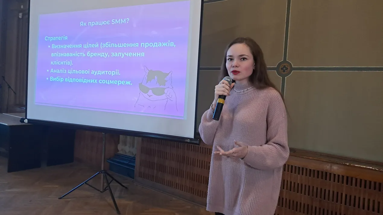Магістрантка кафедри журналістики ЧНУ стала спікеркою освітнього проєкту